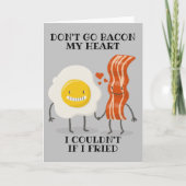 私のハートを壊して行かない私はフライもしドできなかった カード (正面)