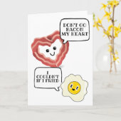 私のハートを壊して行かない私はフライもしドできなかった カード (黄色い花)