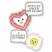 私のハートを壊して行かない私はフライもしドできなかった シール (正面)