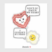 私のハートを壊して行かない私はフライもしドできなかった シール (シート)