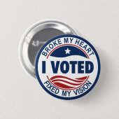 私のハートを壊して視力を取り戻した 缶バッジ (正面&裏面)