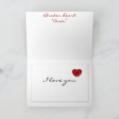 私のハートを壊しました カード (内部)