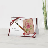 私のハートを壊しました カード (正面)