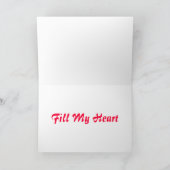 私のハートを満たします シーズンカード (内部)