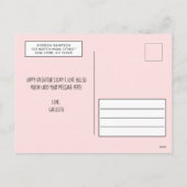 私のハートを溶かすバレンタインデー シーズンポストカード (裏面)