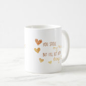 私のハートを盗みましたが、私はマグそれを保つことを許可します コーヒーマグカップ (正面右)