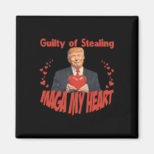 私のハートを盗んだ罪のトランプおもしろい マグネット