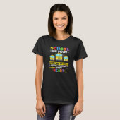 私のハートを見てスクールバス運転手の運転する言葉 Tシャツ (正面フル)