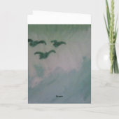 私のハートカードの下から サンキューカード (裏面)