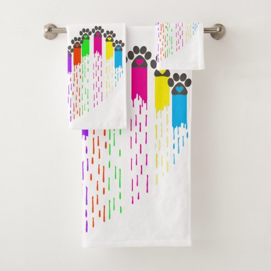 私のハートタオルの跡 バスタオルセット (インサイチュ)