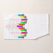 私のハートタオルの跡 バスタオルセット (ハンドタオル)