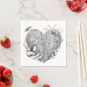 私のハートナプキン スタンダードカクテルナプキン (インサイチュ)