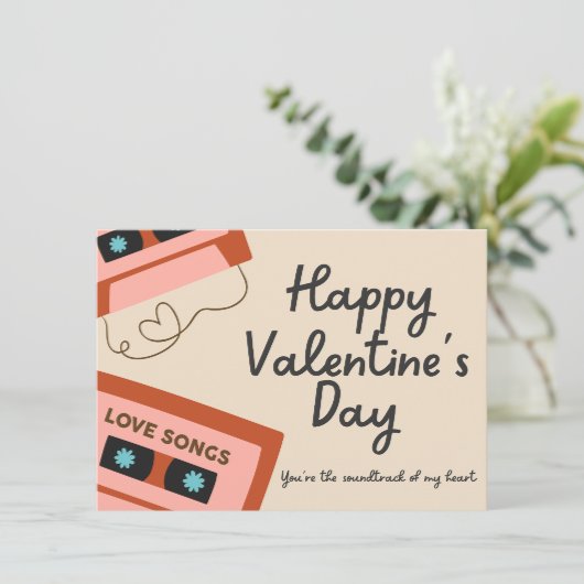 私のハートバレンタインデーのカードのサウンドトラック 招待状 (スタンド正面)