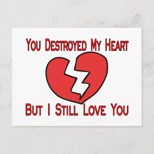 私のハートバレンタイン シーズンポストカード (正面)