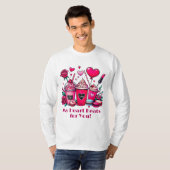 私のハートビートのためにあなたバレンタインデー Tシャツ (正面フル)