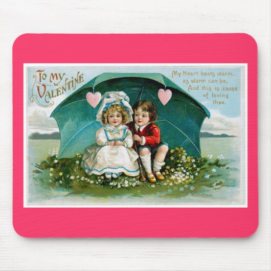 私のハートビートは暖かい… マウスパッド (正面)