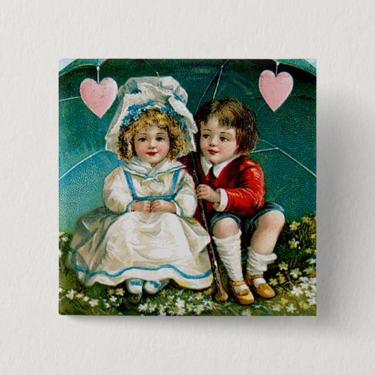 私のハートビートは暖かい… 缶バッジ (正面)