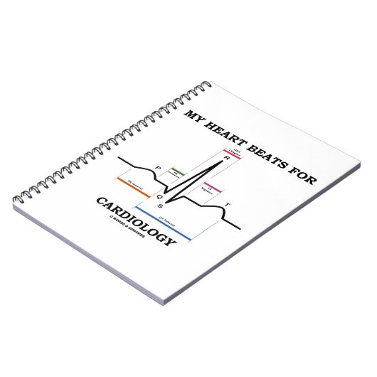 私のハートビート心臓学(ECG / EKG) ノートブック (左側)