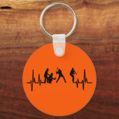 私のハートビート野球キーチェーン キーホルダー (正面)