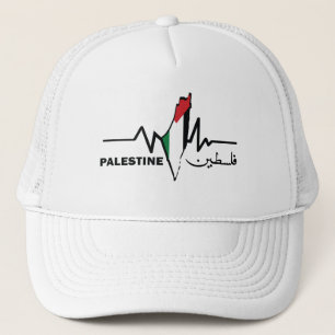 私のハートビートFor Palestine Hat キャップ