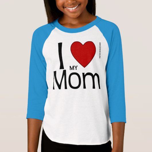 私のハートママのシャツ Tシャツ (正面)