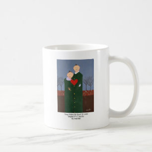 私のハート内の深い コーヒーマグカップ