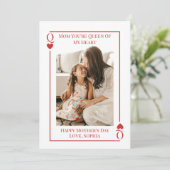 私のハート写真の母の日のカードの母の女王 シーズンカード (スタンド正面)