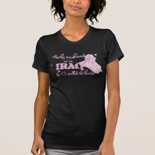 私のハート半分はイラクにあります Tシャツ