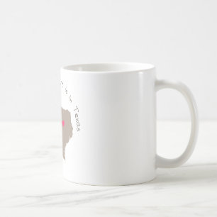 私のハート半分はテキサス州にあります コーヒーマグカップ