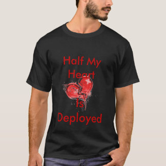 私のハート半分は、配置されます Tシャツ
