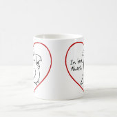 私のハート常にで コーヒーマグカップ (中央)
