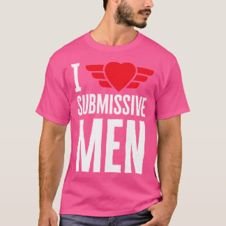 私のハート従順な男性 Tシャツ