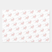 私のハート悔やみや弔慰包装紙 ラッピングペーパーシート (正面)