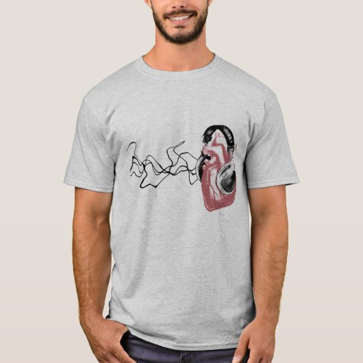 私のハート愛音楽 Tシャツ (正面)