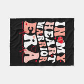 私のハート戦士の時代にChdハート病が待っている フリースブランケット (正面(横))