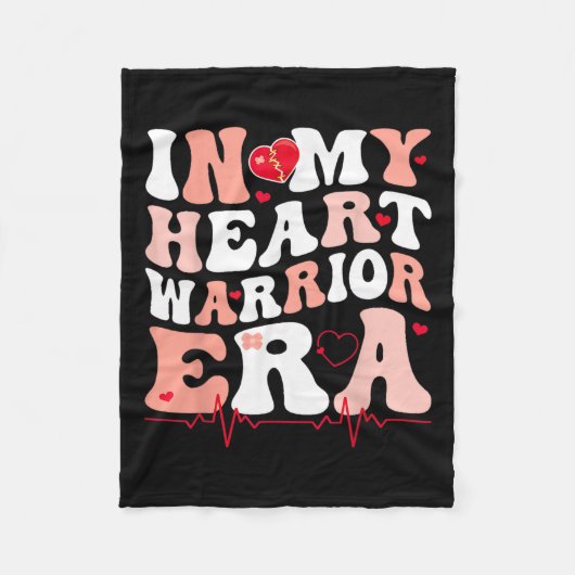 私のハート戦士の時代にChdハート病が待っている フリースブランケット (正面)