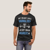 私のハート放射線科 Tシャツ (正面フル)