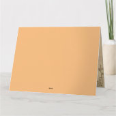 私のハート母の日のカードの女王 サンキューカード (裏面)