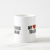 私のハート消防士 コーヒーマグカップ (中央)