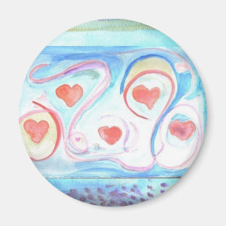 私のハート磁石の窓 マグネット