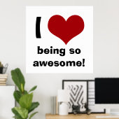 私のハート素晴らしは ポスター (ホームオフィス)