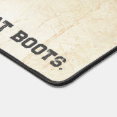 私のハート素朴は戦闘靴を着用軍隊ママ デスクマット (コーナー)