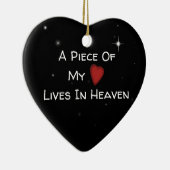 私のハート記憶オーナメント セラミックオーナメント (右)