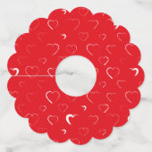 私のハート2 ワイングラスタグ (正面)