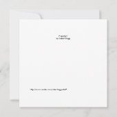 「私のハート」の先生葉書 (裏面)