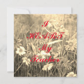 「私のハート」の先生葉書 (正面)