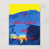 「私のハート」の先生葉書 ポストカード (正面)