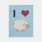 私のハート·エウ フリースブランケット (正面)