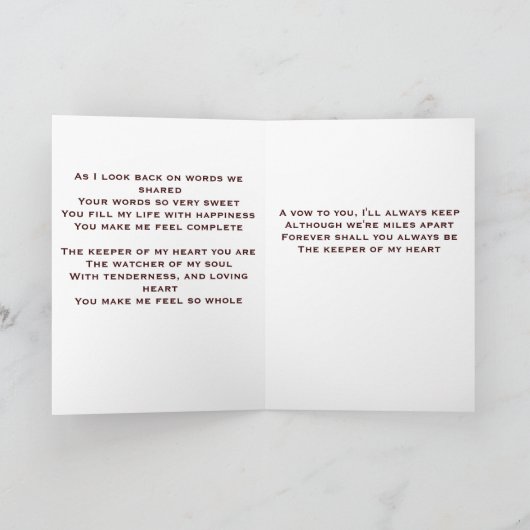 私のハート カード (内部)