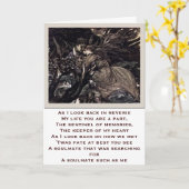 私のハート カード (黄色い花)